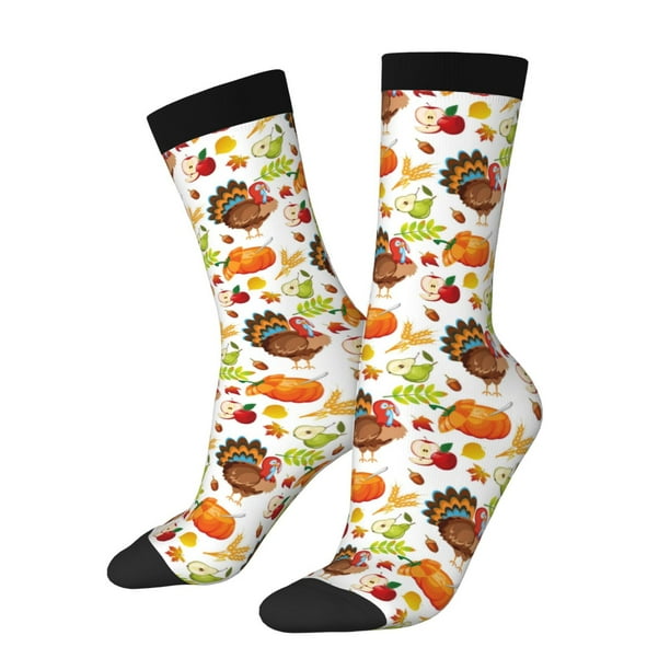 Balery Calcetas Largas con Estampado para Hombre y Mujer – Suaves y Transpirables, Talla Única (US 5-11)