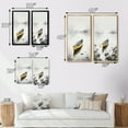 thumbnail image 4 of Designart "Vibrant Yellow Canoe on a Tranquil Lake I" Coastal Boat Framed Wall Art Set Of 2 - Yellow Coastal Frame Gallery Set For Office Decor, 4 of 7