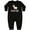 AB-Black, variant on Goat Girl Farm Animal Baby Fleece Romper