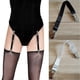 thumbnail image 1 of Sexy Leg Suspender Belt Women Stockings Strap Thigh High Metal Garter Clip, 1 of 4