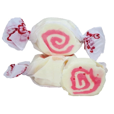 Taffy Town Salt Water Taffy | Individually Wrapped Candy | Bulk Treat | Strawberry Cheesecake 2.5Ibs