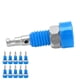 thumbnail image 1 of 10 piezas de conector de conector hembra tipo banana de 2 mm, adaptador de panel, miniposte de conexión para instrumento electrónico, azul, 1 of 12