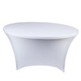 thumbnail image 4 of mantel elástico Mantel Redondo Entallado Y Elástico Para Mesa Para Fiesta Blanco 152x75cm Blanco 152x75cm Magideal mantel elástico, 4 of 7