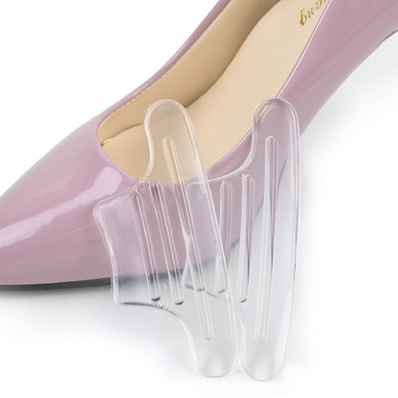 OUNONA  3 Pairs Shoe Inserts for Women Follow up Heel Pad Foot Pain Relief Patch