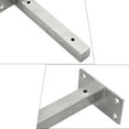 thumbnail image 2 of Cadre de Support Mural Robuste en Acier Inoxydable Argenté pour Usage Domestique Lot de 2, 2 of 8