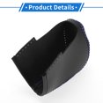 thumbnail image 4 of Unique Bargains 1 Pcs Gear Shift Knob Cover for Nissan Altima 2019-2024 Anti-Slip Faux Leather Black Carbon Fiber Blue Stick Shifting Handle Protector, 4 of 6