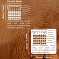 thumbnail image 2 of Calendar Stencil Template 11.8x11.8 inch Journal Notes Painting Stencil Plastic Number Month Week Letter & Flowers Patterns Stencil Reusable Craft Stencils, 2 of 7