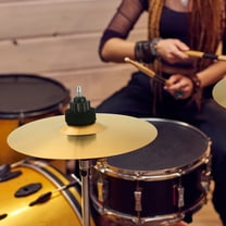 LEXSOMEO 2pcs Drum Set Cymbals Jazz Drum Cymbal Brass Crash Cymbal Music Instrument Cymbals