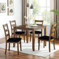 thumbnail image 6 of Black White Cat Moon Star Pattern Seat Covers for Dining Room Chairs Set Of 4,Stretch Printed Washable Chair Seat Cover with Elastic Ties and Button,Removable Waterproof Couch Cushion Covers, 6 of 6