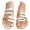 White, variant on Fiaer Women's Wide Width Low Wedge Sandals Summer Open Toe Hollow out Slip on Slippers Beach Vacation Travel Walking Party Dress Sandals Yellow 9.5