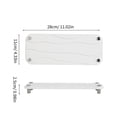 thumbnail image 2 of Water Absorbing Pad Bathroom White Diatomaceous Earth Kitchen Tray Diatomaceous Earth Tableware Drying Pad Ceramic Soap Dispenser Bowl Rack Kitchen Counter Bathroom Tray, 2 of 5