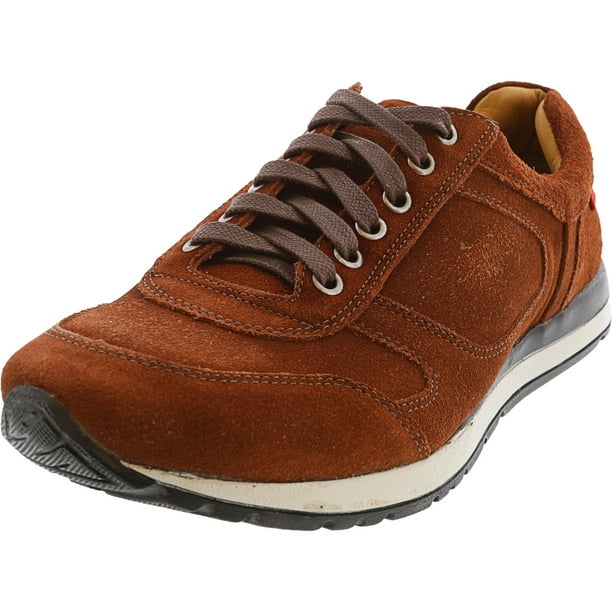 Marc Joseph New York Men's Carmine St Suede Rust Ankle-High Leather Sneaker - 8M
