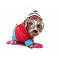 thumbnail image 2 of December Diamonds 51-81365 Glass & Resin Ornament Labrador on Snowboard 5.75 Inches, 2 of 3