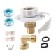 thumbnail image 3 of Adaptador de entrada de agua para RV City, macho de 1/2", profesional, 3/4" Blanco, 3 of 9
