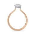 thumbnail image 4 of IGI Certified Lab Grown Diamond Engagement Ring | Center 12x6mm Marquise Cut Solitaire Halo Stackable Promise Rings For Women In 14k Solid Rose Gold | F-G, VS-SI Quality (1.60 Ctw) Ring Size-8.5, 4 of 7
