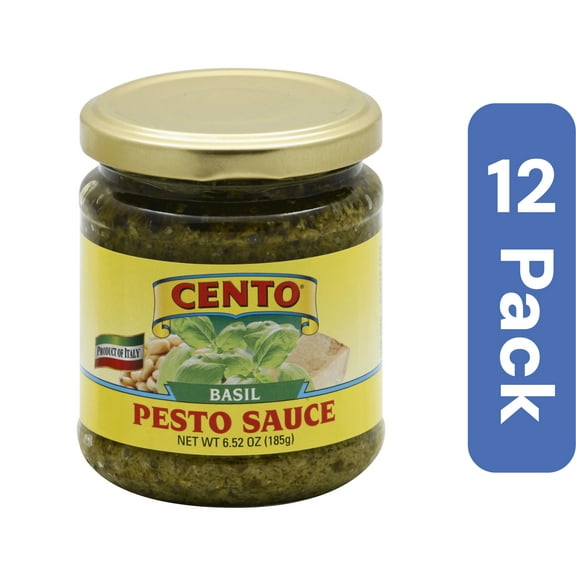 Cento Basil Pesto Sauce 6.52 oz (Pack of 12)