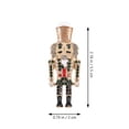 thumbnail image 2 of Gymnture christmas 1 Pair Nutcracker Soldier Earrings Cute Earrings Stud Earrings Decorative Earrings for Women, 2 of 11