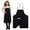 Black, variant on DOVACKA Crossback Pottery Apron Split Leg with Large Pocket Canvas Apron with Adjustable Strap for Art Garden Nail Tech Hairstylist