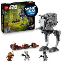 LEGO Star Wars SMART Play: AT-ST Attack on Endor Toy Building Set for Kids - Compatible Set with 2 SMART Tags and 3 LEGO Minifigures - Gift for Boys, Girls and Fans Ages 8 - 75424