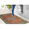 thumbnail image 2 of Non Slip Rugs, Orange Rugs, Oriental Rugs, Orange Rug, Rug, Easy To Clean Rugs, Office Decor Rugs, Dining Room Rugs, Large Rugs, Turkish Rug, 2.6'x5' - 80x150 cm, 2 of 6
