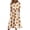 Beige, variant on Domzest Womens Halloween Print Dress Crew Neck Short Sleeve Midi Dress Halloween Pumpkin Graphic Funny Dresses with Pockets White L