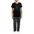 thumbnail image 4 of CafePress - Always Be A Mermaid Women's Dark Pajamas - Women's Short Sleeve Print T-Shirt and Pants Dark Cotton Pajama Set, 4 of 7