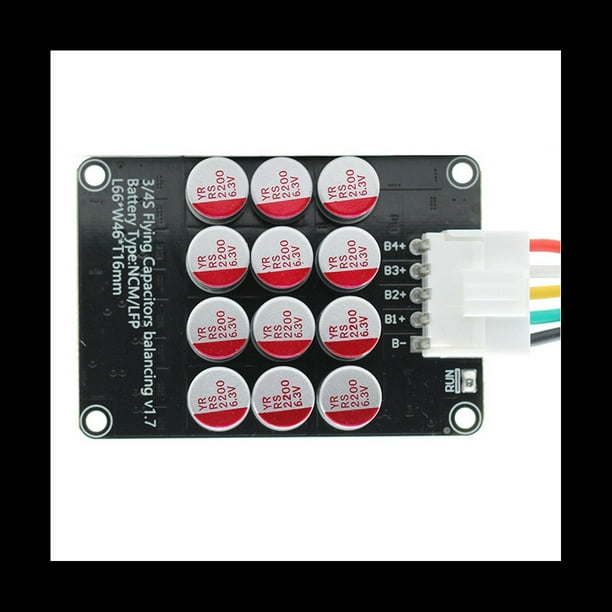 Ecualizador Activo de Corriente 5.5A 4S Ecualizador de Iones de Litio Lifepo4 LTO BateríA de Litio Ecualizador Activo Tablero de Equilibrio