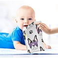 thumbnail image 5 of French Bulldogs Glasses Baby Muslin Washcloths Soft Absorbent Face Towel, 3 PCSFunny Dogs Head Paw Burp Cloths Cotton Bath Wipes Infant Wash Cloth for Newborn Boys Girls 12x12 inches, 5 of 7