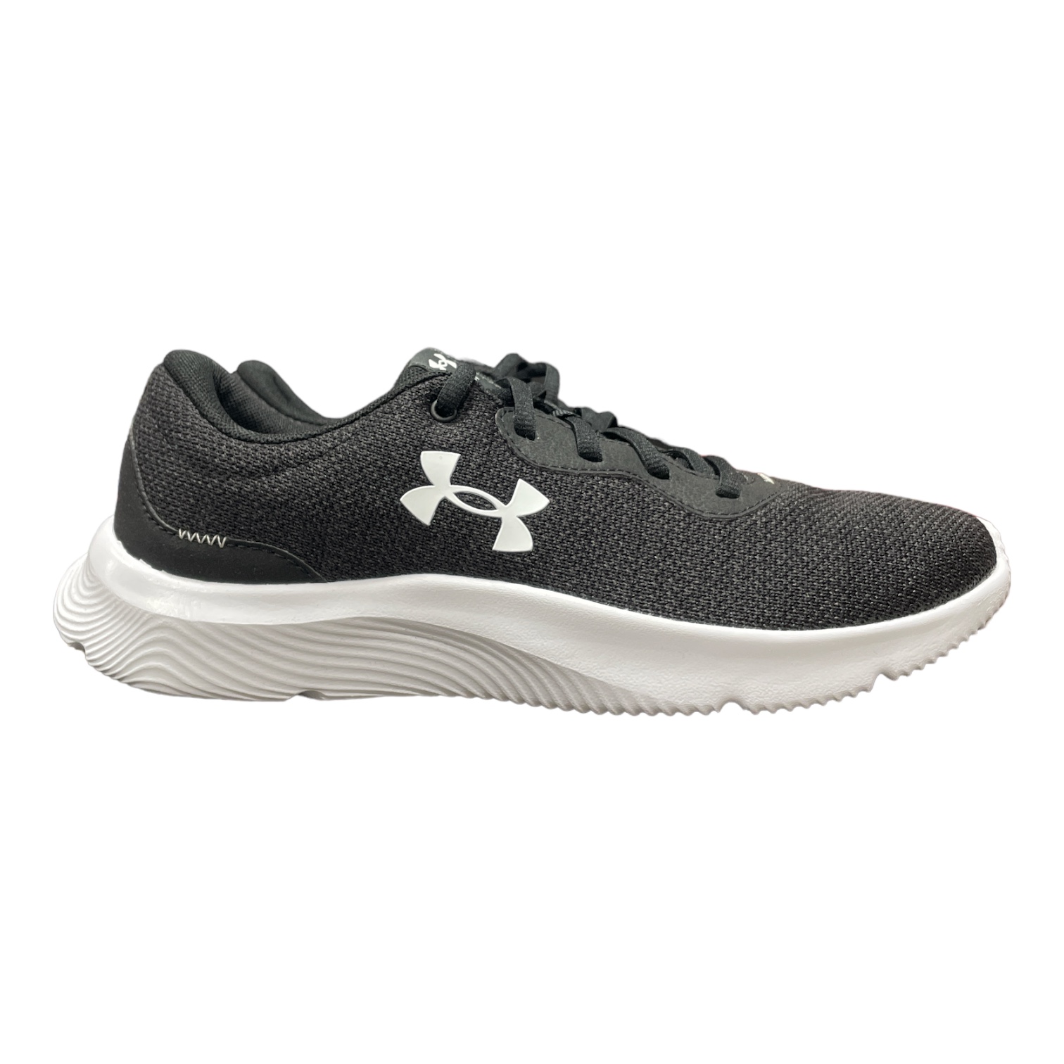 Under Armour Men's UA Mojo 2 Sportstyle Training Sneakers (Black/White, 8)
