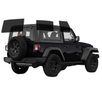 Haiy Co - PreCut 2Ply 20% Window Tint Film Kit For 2018-2025 Jeep Wrangler 2Door -Side+Rear Window
