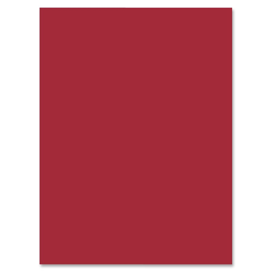Nature Saver, NAT22327, 100% Recycled Construction Paper, 50 / Pack, Holiday Red - image 2 of 2