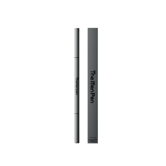 The Men Pen - Lápiz para cejas resistente al agua | Relleno de barba para hombres | 1 onzas | Lápiz para cejas Microblading | Relleno para el cabello | Antimanchas | Relleno para bigote, barba y cejas