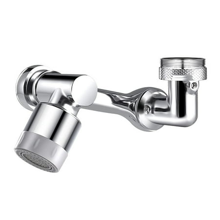 

Jpgif 1080° Large Angle Rotating Sink Faucet Splash Filter Kitchen Tap Extend Universal Rotating Faucet Extender Robotic Arm Faucet Adaptor Faucets Bubbler
