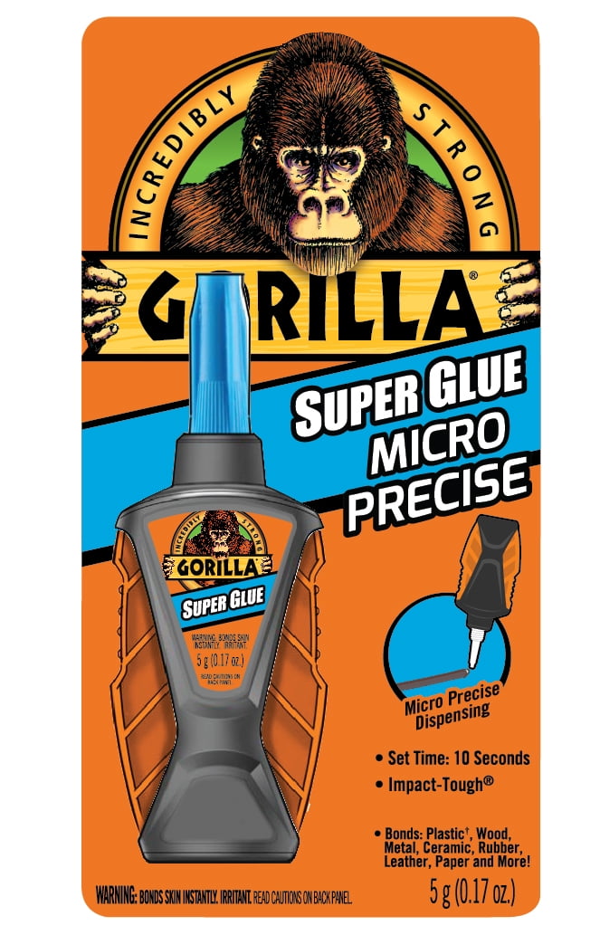 Gorilla 0.17fl oz 5.5g Micro Precise Super Glue Clear