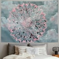 thumbnail image 2 of AWERP  Mandala Tapestry Grey Pink Tapestry Hippie Bohemian Floral Tapestries Wall Hanging for Room Bedroom Painting, 2 of 6