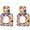Colorful 02, variant on Bar Dangle Earrings Retro Geometric Crystal Rhinestone Sparkly Rectangle Drop Earrings, Style W5723