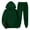 Army Green, variant on gbyLJF Sweatsuits for Women Hooded Sweatshirt and Elastic Waist Long Pant 2 Piece Casual Suit Long Sleeve Athletic Outfits