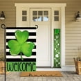thumbnail image 4 of Welcome St Patricks Day Shamrock Garden Flag 12.5x18 Double Sided for Outside Green Clover Classic Striped Spring Yard Flag Outdoor Saint Patrick''s Day Decorations 17-b12, 4 of 6
