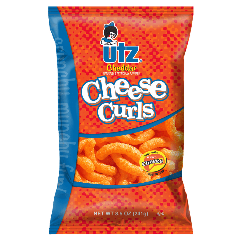 Utz Cheddar Cheese Curl 8.5 oz
