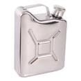 thumbnail image 1 of Petaca con embudo portátil para whisky, vino, 5 onzas, creativa, pequeña, de acero inoxidable, para licor de whisky, regalo personalizado, petacas ocultas para licor para mujeres, 1 of 5