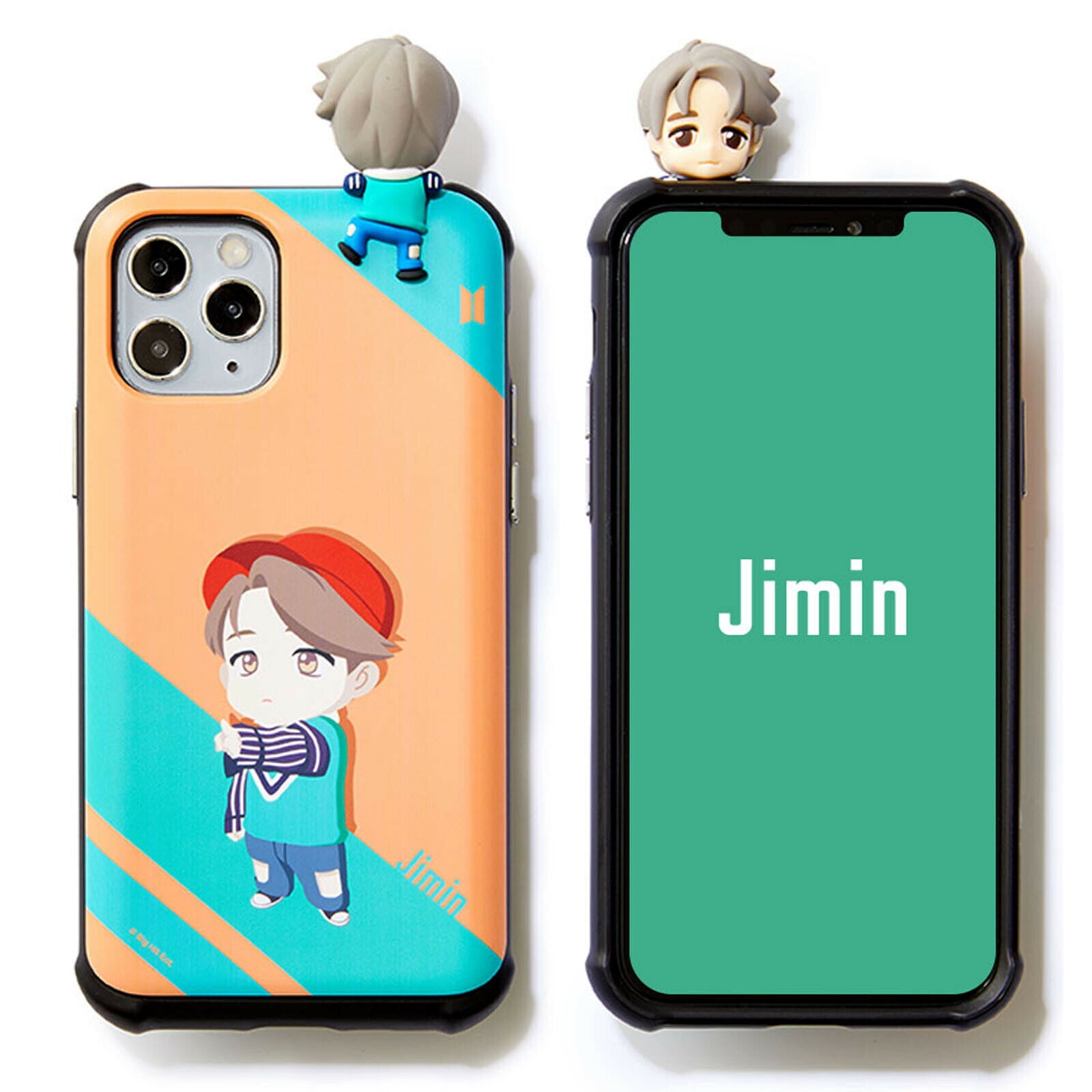 bts figure jelly case