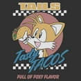thumbnail image 2 of Mens Sonic the Hedgehog Tails Tasty Tacos Lightweight Hoodie, 2 of 4
