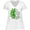AA-White, variant on Inktastic Mental Health Awareness Green Sunflower Ribbon Women's Plus Size V-Neck T-Shirt