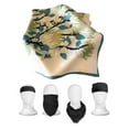 thumbnail image 2 of Trendy Handkerchief Scarf, Silk Feeling, Soft and Comfortable, Suitable for Hiking, Camping Multipurpose Neck Scarves, 2 of 20