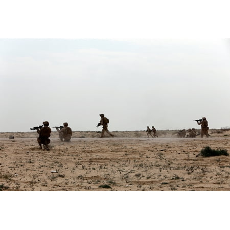 Light Armored Reconnaissance - Framed Art For Your Wall U.S. Marines with the 1st Light Armored Reconnaissance detachment, Battalion Landing Team, 2nd Batt 10x13 Frame