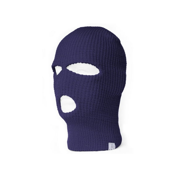 Ski Face Mask Knit Beanie Biker Snowboard 3 Holes, Navy