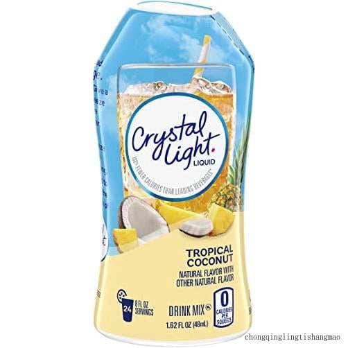 Liquid Energy Drink, Tropical Coconut, 1.62 Fl Oz (Pack Of 10)