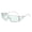 Silver frame with light green lenses, variant on New Metal Fashion Futuristic Tech Sunglasses
