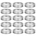 thumbnail image 1 of MasteelfCA 20pcs Mason Can Lids Multipurpose Mason Jar Covers Mason Can Covers (Silver), 1 of 8