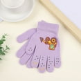 thumbnail image 2 of QBABYOO Toddler Gloves Full Finger Knitted Gloves Children Full Fingers Stretchy Warm Mittens for Boys Girls, 2 of 6